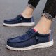 Men's Shoes Casual Canvas Shoes Breathable Comfortable One Foot Stirrup Lazy Shoes Soft Bottom Cloth Shoes Single