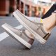 Men's Shoes Casual Canvas Shoes Breathable Comfortable One Foot Stirrup Lazy Shoes Soft Bottom Cloth Shoes Single