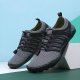 Men's Barefoot Aqua Shoes: Mesh Breathable Lightweight Sneakers for Running, Walking, Hiking, Fishing, and Trekking