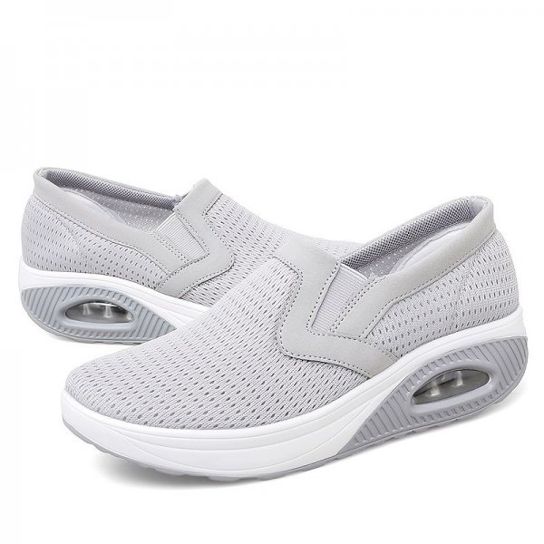 Women's Air Cushioned Sneakers: Breathable, Non-slip, Slip On Sports Shoes for Comfort and Style!